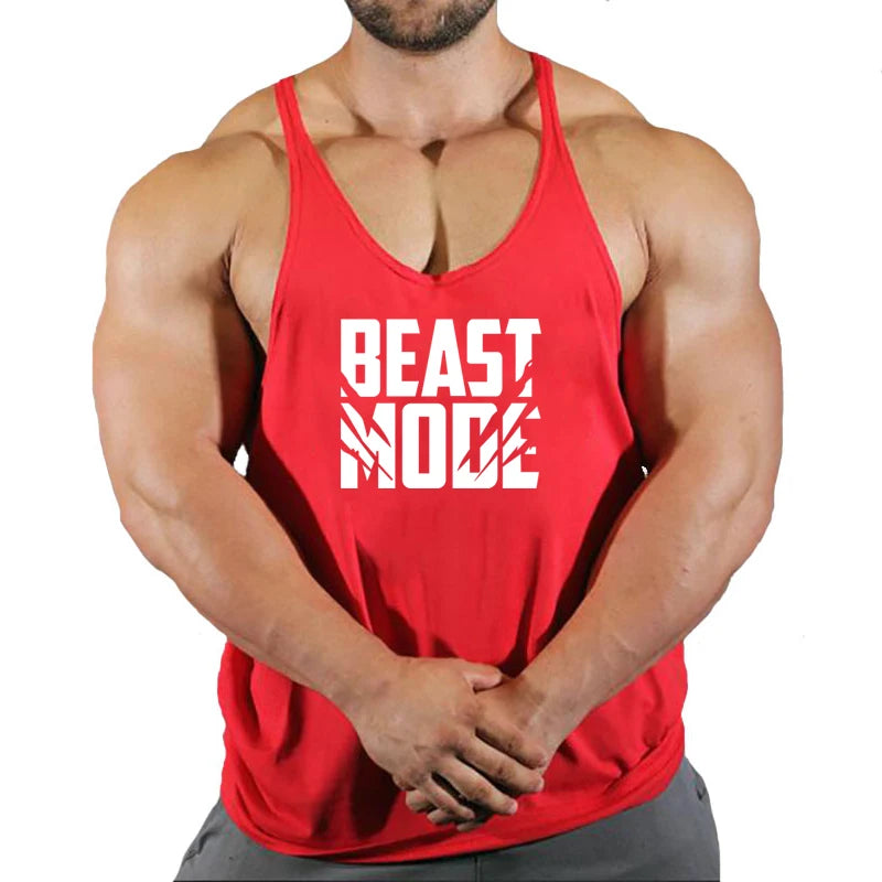 Brand gym clothing cotton singlets canotte bodybuilding stringer tank top men fitness shirt muscle guys sleeveless vest Tanktop