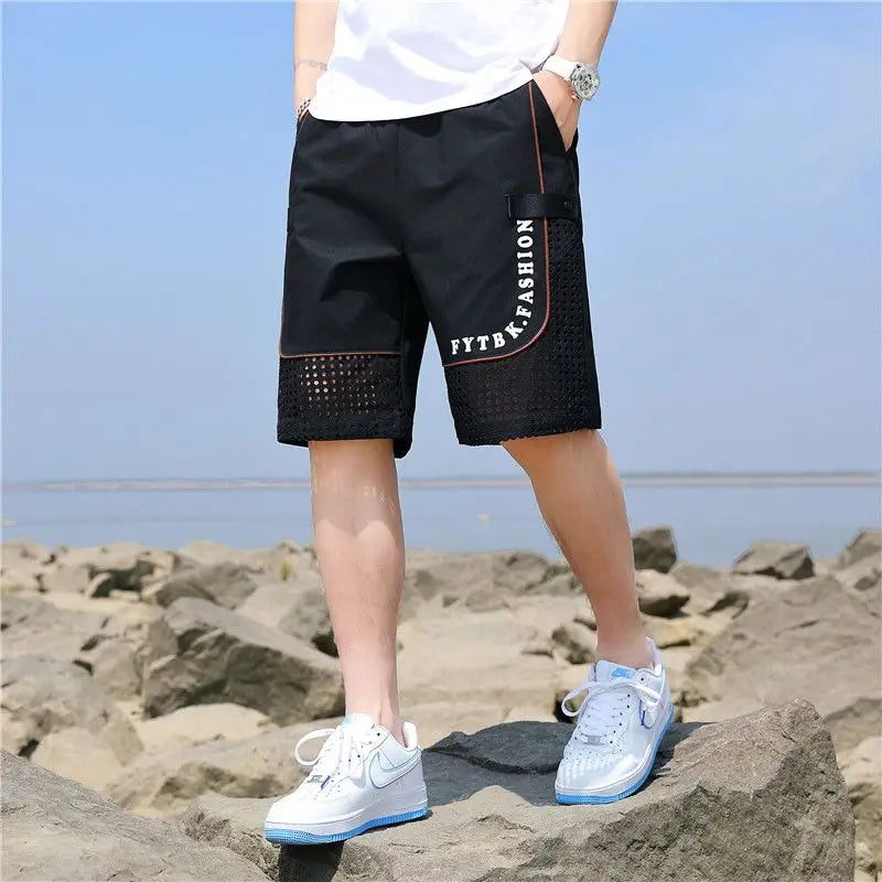 Mens Cargo Shorts Multi Pocket Solid White Short Pants for Men Loose 2025 Fashion Clothing Luxury Jorts Streetwear Harajuku Wide