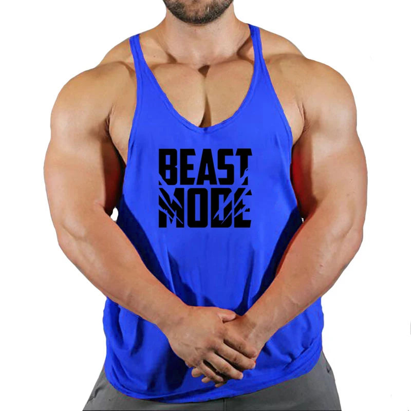 Brand gym clothing cotton singlets canotte bodybuilding stringer tank top men fitness shirt muscle guys sleeveless vest Tanktop
