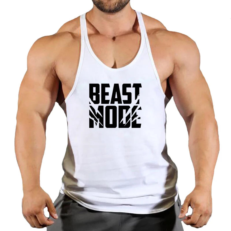Brand gym clothing cotton singlets canotte bodybuilding stringer tank top men fitness shirt muscle guys sleeveless vest Tanktop