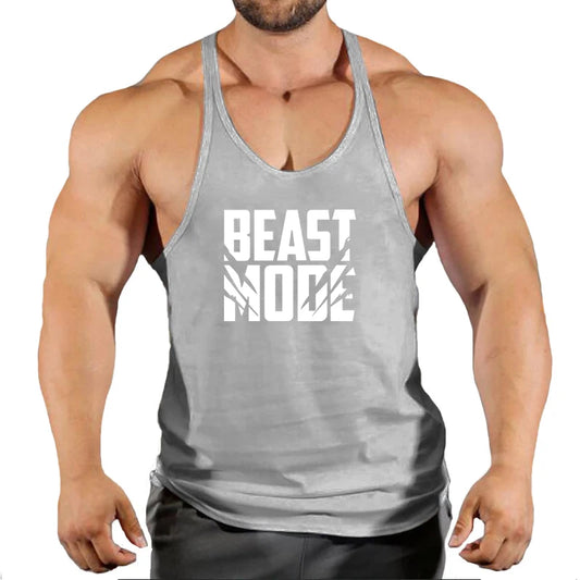 Brand gym clothing cotton singlets canotte bodybuilding stringer tank top men fitness shirt muscle guys sleeveless vest Tanktop