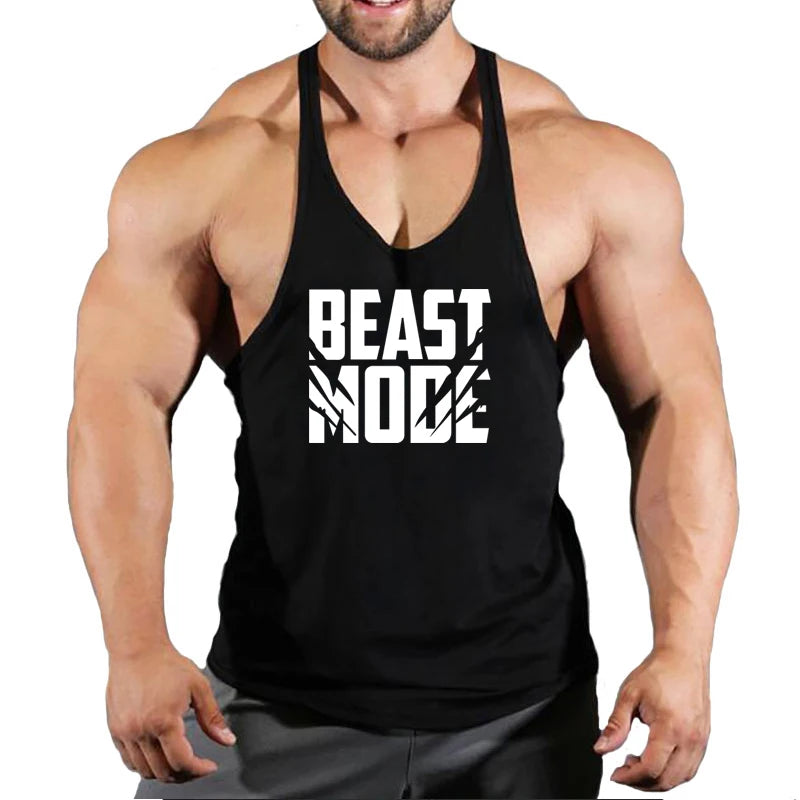Brand gym clothing cotton singlets canotte bodybuilding stringer tank top men fitness shirt muscle guys sleeveless vest Tanktop