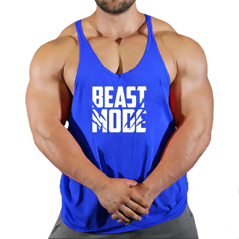 Brand gym clothing cotton singlets canotte bodybuilding stringer tank top men fitness shirt muscle guys sleeveless vest Tanktop
