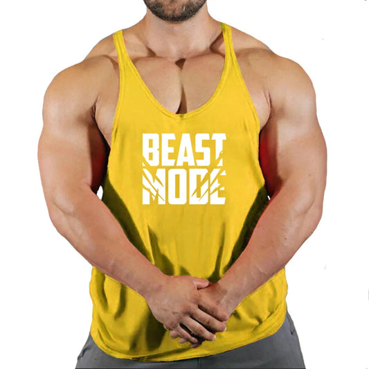 Brand gym clothing cotton singlets canotte bodybuilding stringer tank top men fitness shirt muscle guys sleeveless vest Tanktop